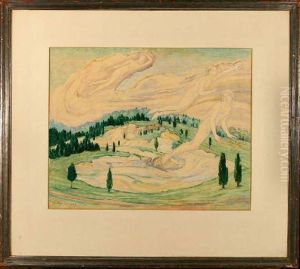 Anthropomorphic Series - Figures And Landscape by Adele Watson
