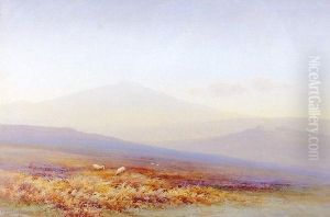 Meary Valley, Dartmoor by Charles Edward Snr Brittan