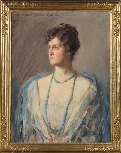 Blue And Teal/portrait Of A Lady - view 1