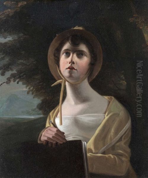 A Young Female Artist - view 1