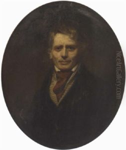 Portrait Of Andrew Scott Of Bowden In A Black Jacket And Red Cravat Portrait Of Andrew Scott Of Bowden In A Black Jacket And Red Cravat