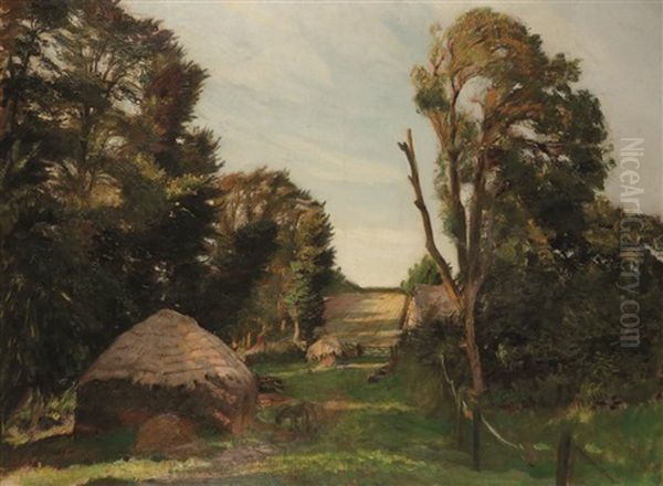 Evening' A Rural Garden View - view 1