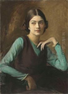 Portrait Of Clotilda Von Derp (frau Sakharoff) Portrait Of Clotilda Von Derp (frau Sakharoff)