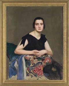 The Black Dress by George Spencer Watson