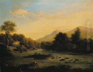 Mount Leinster From The River Slaney