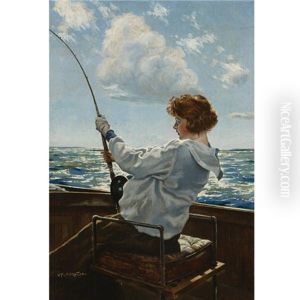 Reeling One In by Henry Sumner (HY) Watson