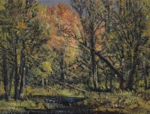 Maple Woods Near Waterloo by Homer Ransford Watson