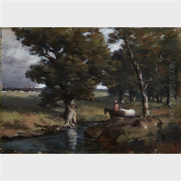 Crossing The Brook - view 1