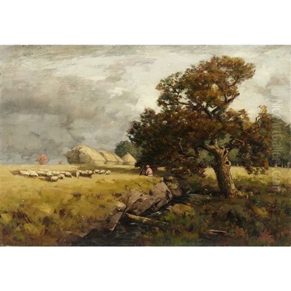 After The Harvest by Homer Ransford Watson