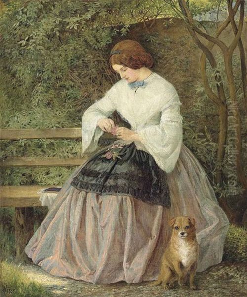 The Garden Seat: 'he Loves Me!' - view 1