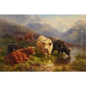 On The Moors - Jay Valley-perthshire by William R.C. Watson