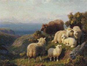 Morning On The Cliffs Of Cornwall by William R.C. Watson