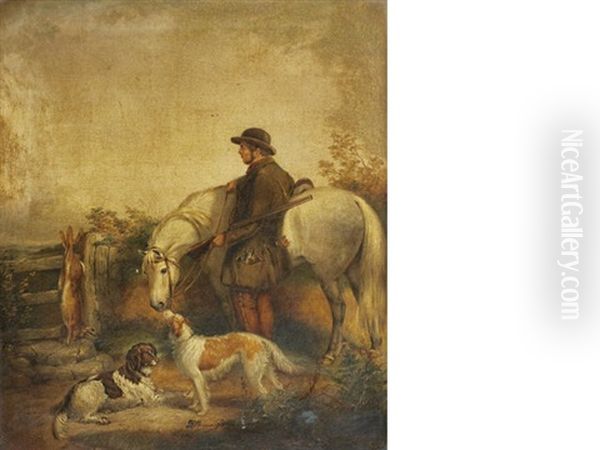 Returning With The Quarry (+ A Master And Terrier; Pair) - view 1