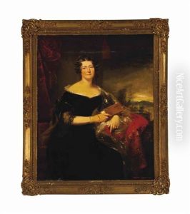 Portrait Of A Lady, Three-quarter Length, With A View Of Prestonfield House, Midlothian Portrait Of A Lady, Three-quarter Length, With A View Of Prestonfield House, Midlothian