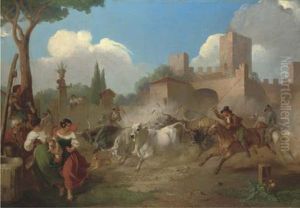 Buttari Driving Roman Oxen