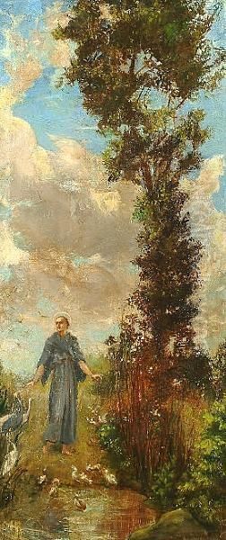 'st. Francis Preaching To The Birds'. - view 1