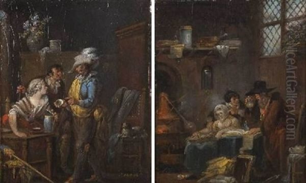Interieur De Taverne (+ La Visite Chez Le Medecin; Pair) - view 1