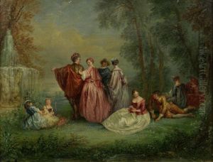 L'amour Paisible by Jean-Antoine Watteau