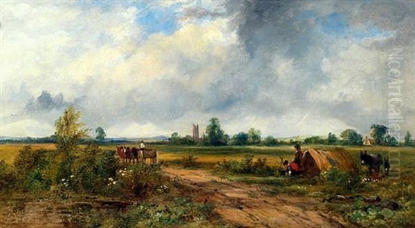 Landscape With Blue Bonnets - view 1