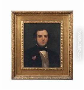 Portrait Of Eustratius Constantine Ionides Esq. (1817-1888), In Black