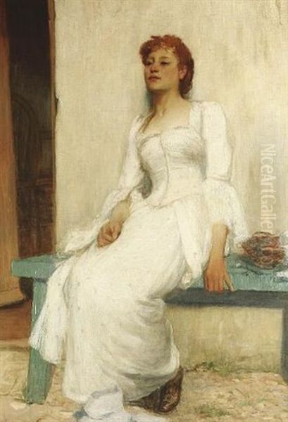 A Maiden Sat At Her Door - view 1