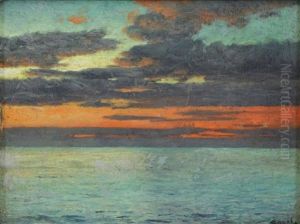Sunset At Sea by Frederick Judd Waugh