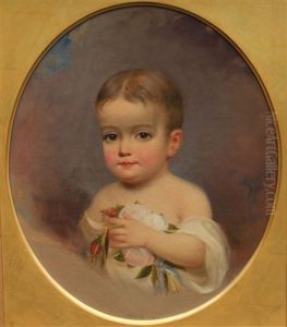 Portrait Of A Child by Samuel Bell Waugh
