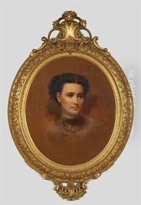 Portrait Of A Young Woman by Samuel Bell Waugh