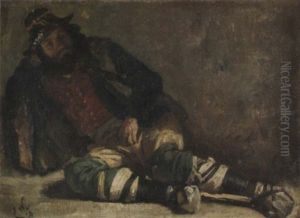 Liegender Mann In Sudlandischer Kleidung Liegender Mann In Sudlandischer Kleidung