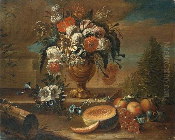 Blumen- Und Fruchtestilleben - view 1