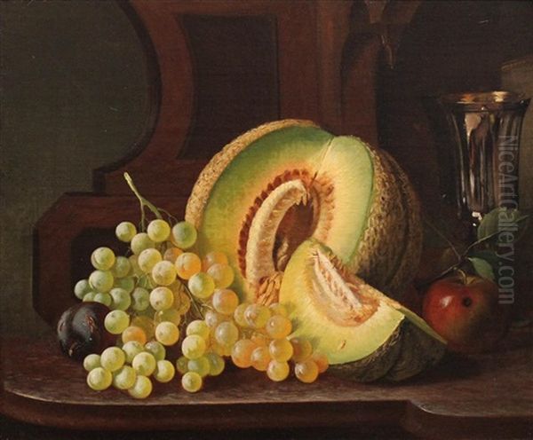Still Life With Grapes And Melon - view 1