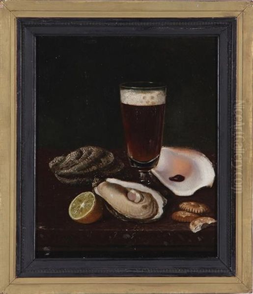 Oyster And Ale Still Life - view 1
