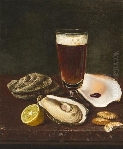 Still Life With Oysters And Beer - view 1