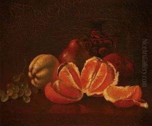 Still Life With Oranges, Fruit And Vase by Andrew John Henry Way