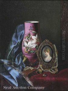 Still Life With Pearls, Portrait And A Vase Still Life With Pearls, Portrait And A Vase