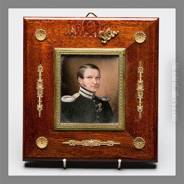 Miniature. Portraying The Russian Officer Johan Ulrik Von Torne - view 1
