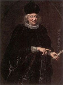 Portrait Of A Senator In Robes Of Office, Holding A Letter
