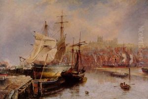 The Upper Harbour At Whitby