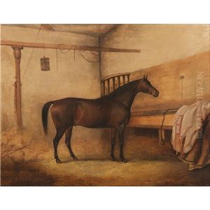Horse In Stable by Thomas Weaver