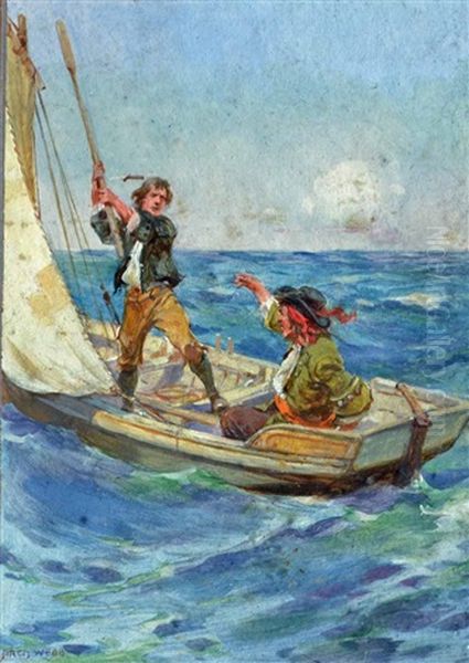 Fighting The Pirate - view 1