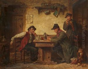 Card Game In A Tavern