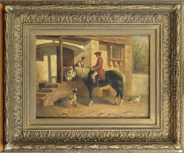 Scene Galante A Cheval - view 1