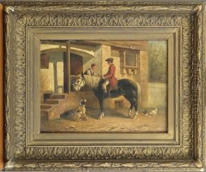 Scene Galante A Cheval