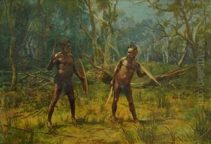A Native Duel by George Alfred John Webb