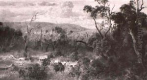 The Bullock Team by George Alfred John Webb