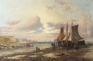 Evening At The Beach by James Webb