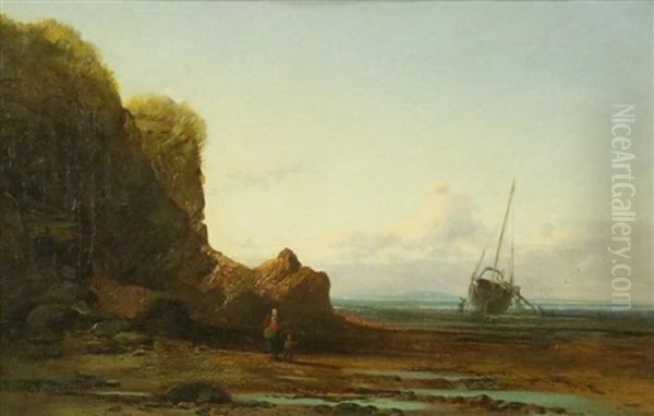 A Fishing Boat With Fisherfolk - view 1