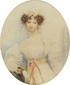Portrait Of S.p. Yeremila, St. Petersburg by Karl Brulloff