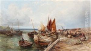 Harbour Scenery From Cromer, England