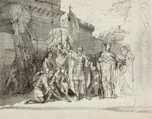 Prince Oleg At The Gates Of Constantinople by Karl Brulloff
